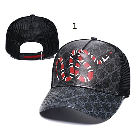 black snake gucci hat.